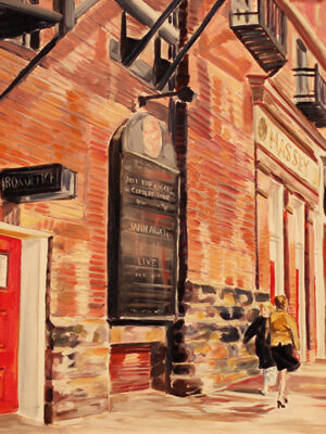 Painting of Massey Hall Theatre Toronto by Jenny Gordon